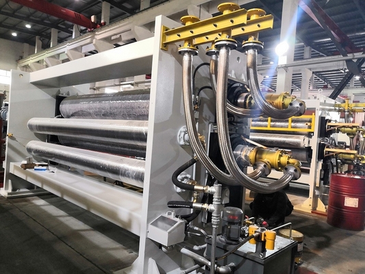 Zwei Rollenkalender, der Maschine 500×2920 herstellt
