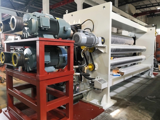 Zwei Rollenkalender, der Maschine 500×2920 herstellt